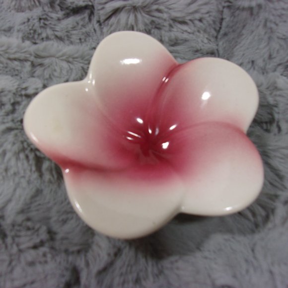 COPY - H-30 TROPICAL CLAY HAWAII PLUMERA CERAMIC TRINKET BOWL - Picture 2 of 8